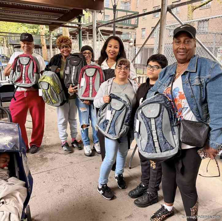 Bronx Community Foundation gives 600 students backpacks ahead of the new school year