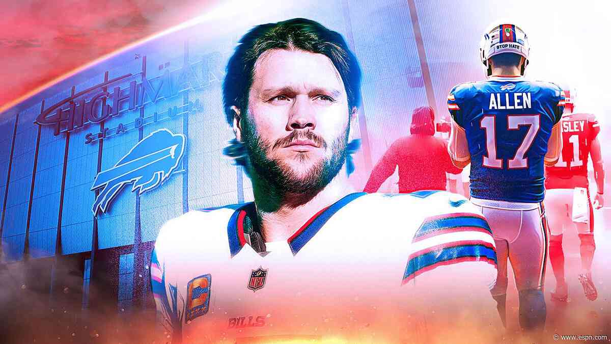 Josh Allen carries the ball, the jokes and the Bills