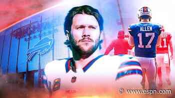 Josh Allen carries the ball, the jokes and the Bills