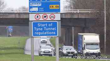 Record journeys through Tyne Tunnels as non-payment levels fall
