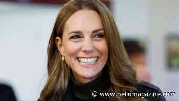 Windswept Kate Middleton battles high winds in new Burberry trench coat