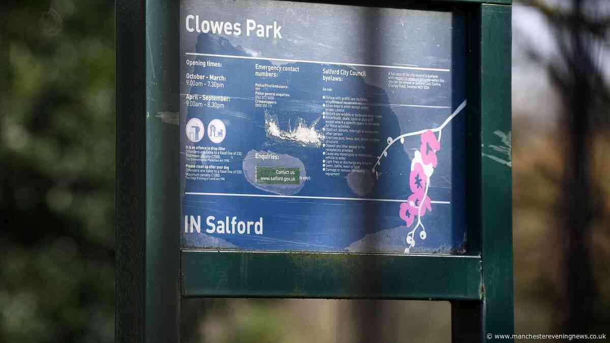 Destroyed memorial bench was 'final straw' in Salford park plagued by 'crime, drugs, and public sex'