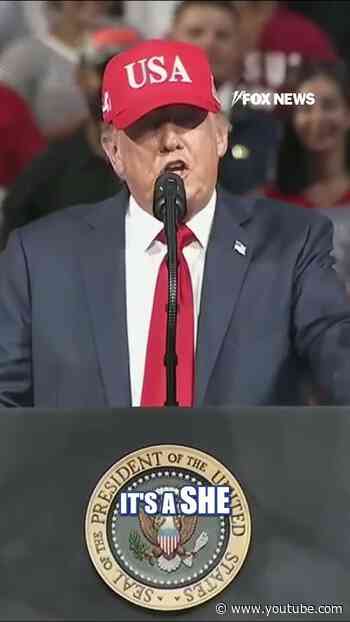 Trump BRUTALLY mocks heckler who tried to disrupt rally #shorts #foxnews #trump