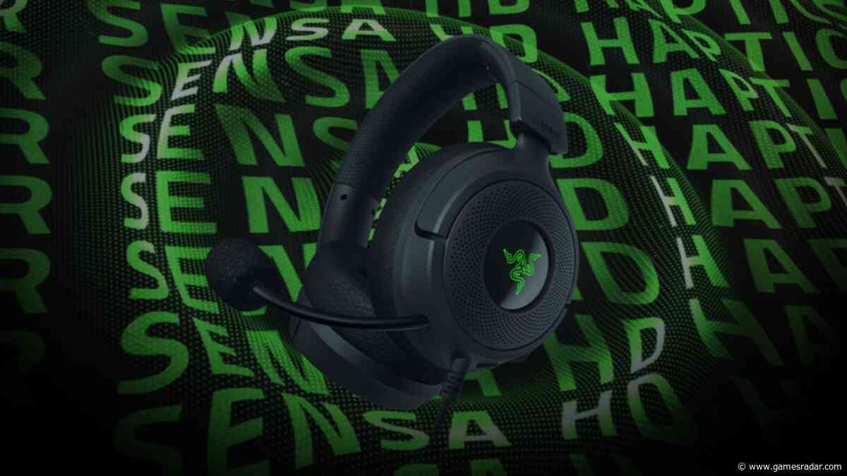 Razer's new Kraken V4 X Sensa HD headset can make you literally buzz with excitement alongside your favorite PC games
