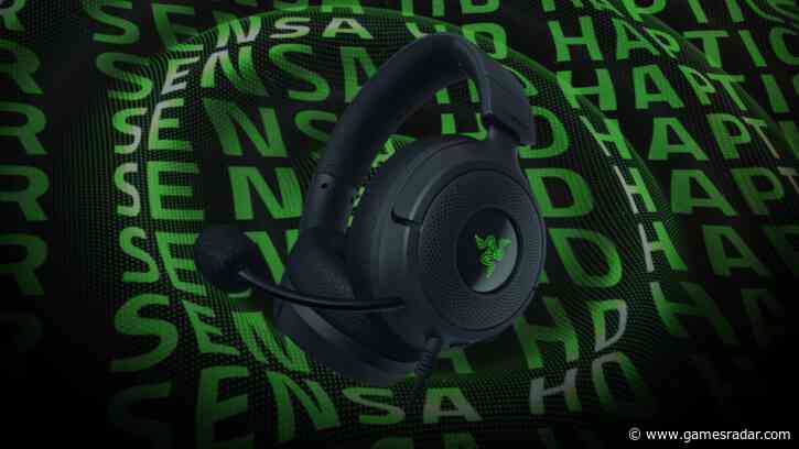 Razer's new Kraken V4 X Sensa HD headset can make you literally buzz with excitement alongside your favorite PC games