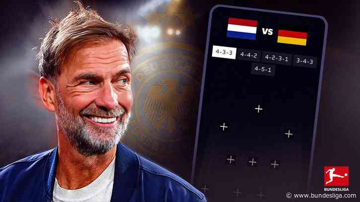Choose your first Germany team under Jürgen Klopp