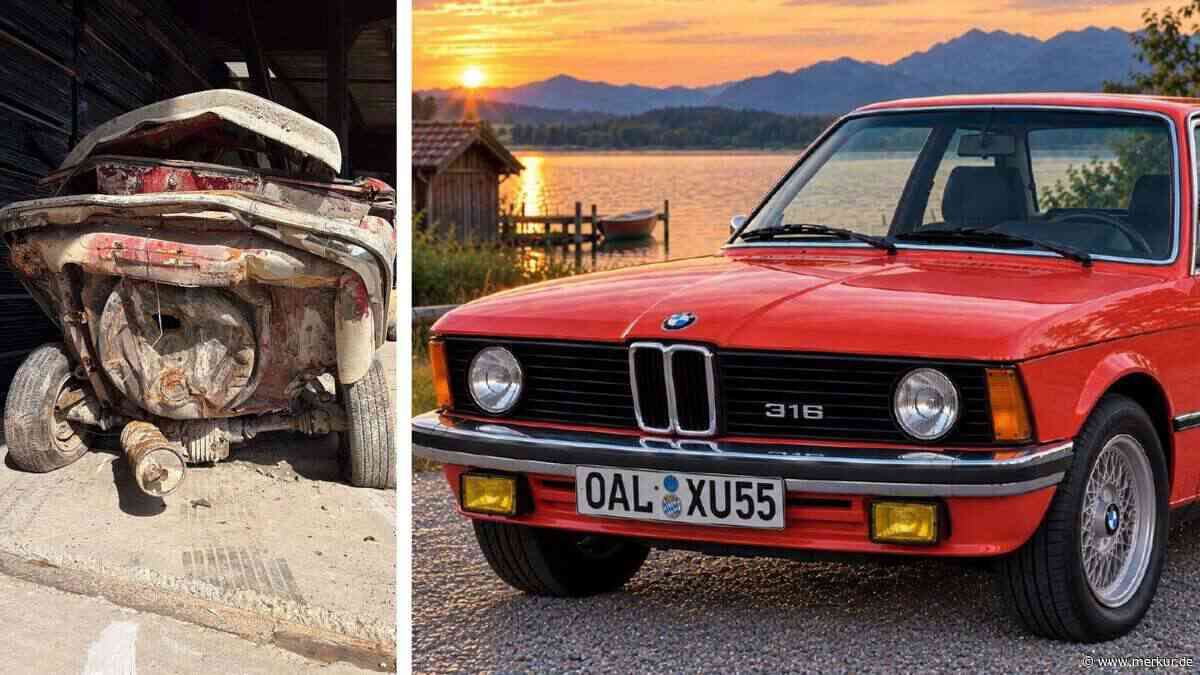 Oldtimer-BMW aus dem Lech geborgen: Wegen Verwechslung ist das Liebhaberstück nun Schrott