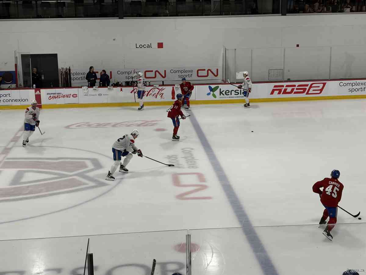 Chris Kreider on the first line: a big clue in today’s practice