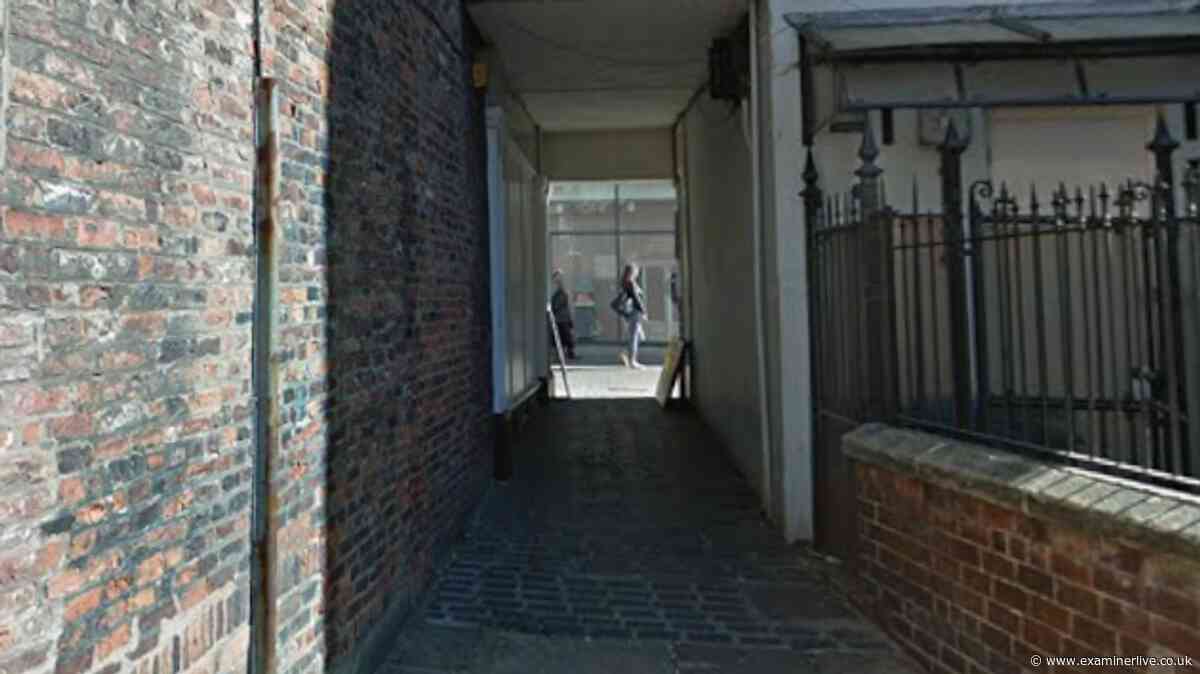 Police cordon in York city centre alleyway after serious sexual assault