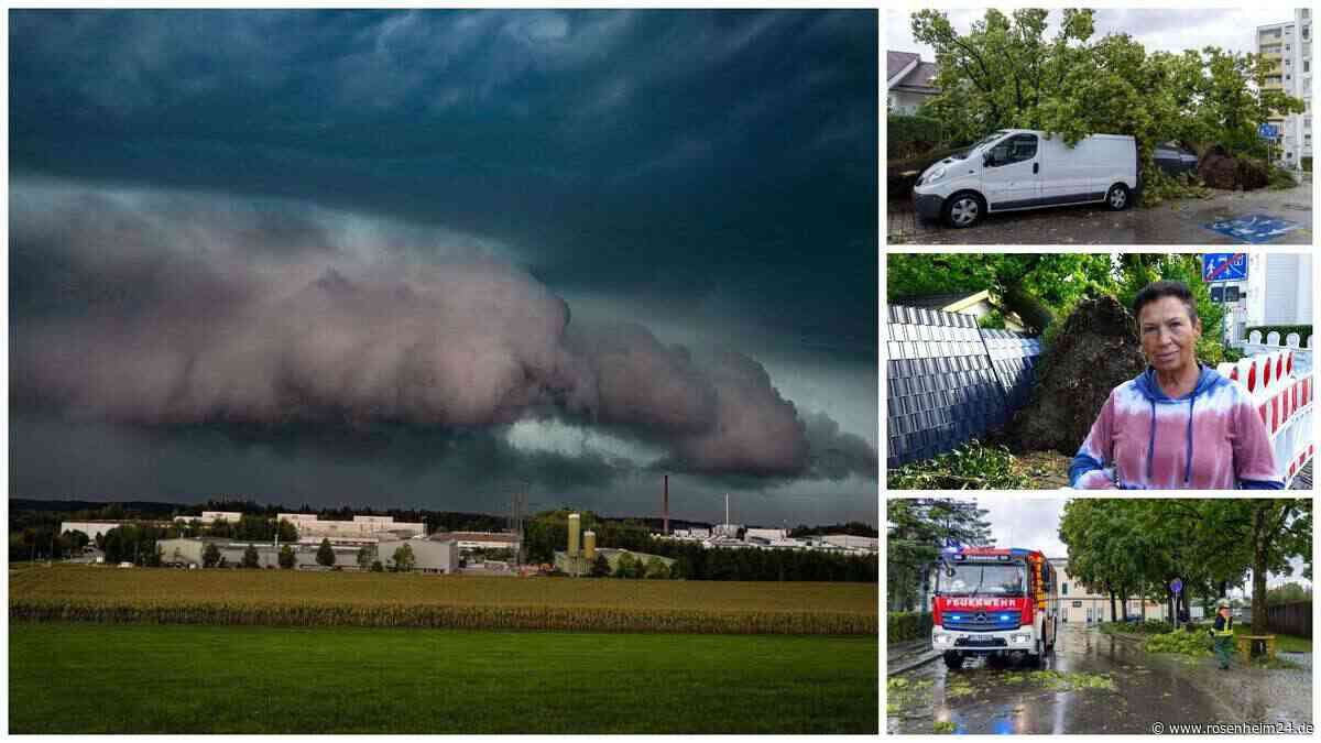 „Noch nie erlebt“: Superzelle trifft Traunreut – „Tornado-Bringer“ endet trotz Schäden glimpflich
