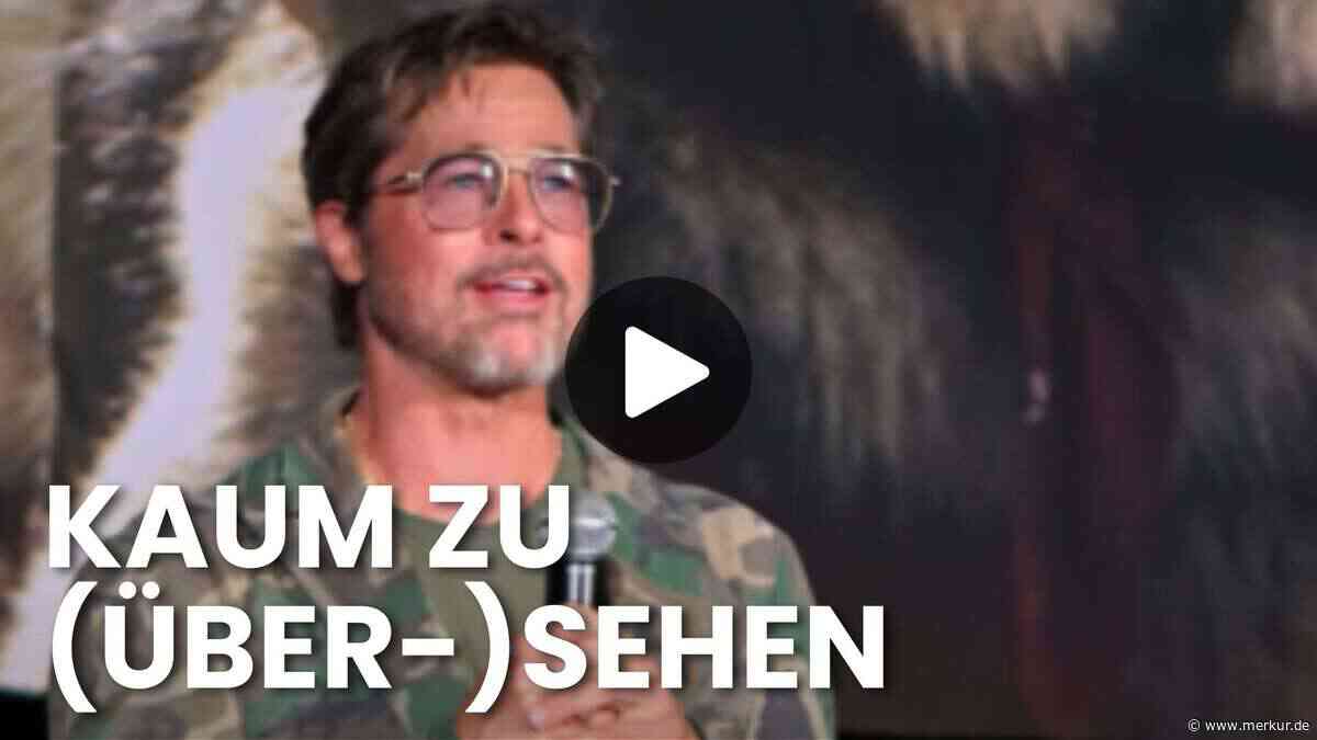 Noch zu sehen? Brad Pitt zeigt sich bei Filmpremiere in besonderer Montur