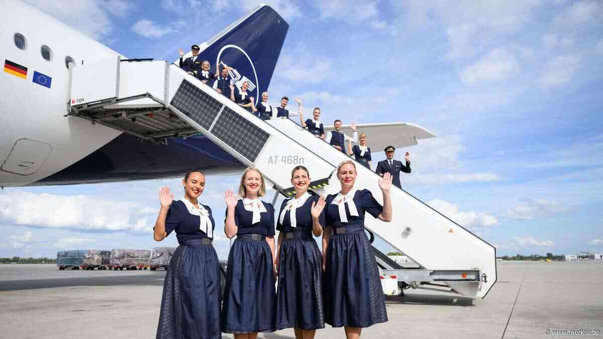 Kurz vor Wiesn-Start: Lufthansa präsentiert neue Crew-Tracht – ein Detail sorgt für Aufsehen