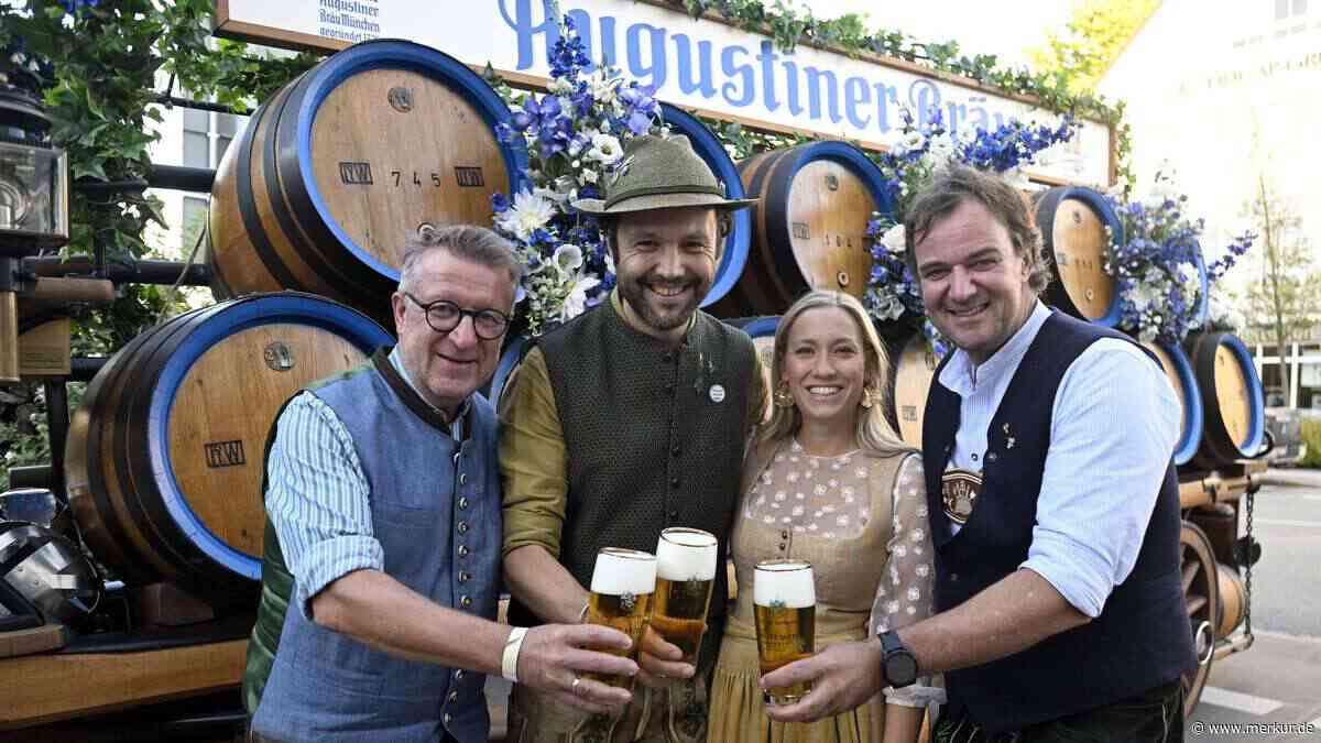 400 Gäste und ein Augustiner-Pferdegespann: Alter Wirt Grünwald feiert Umbau