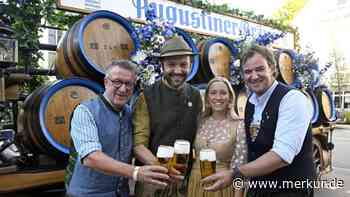400 Gäste und ein Augustiner-Pferdegespann: Alter Wirt Grünwald feiert Umbau