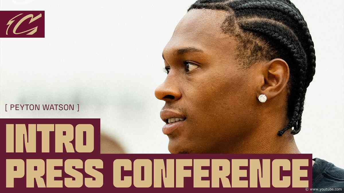 PEYTON WATSON INTRO PRESS CONFERENCE