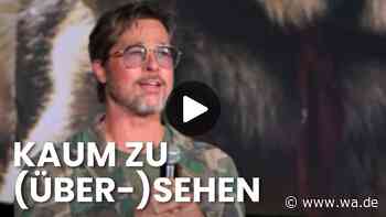 Noch zu sehen? Brad Pitt zeigt sich bei Filmpremiere in besonderer Montur