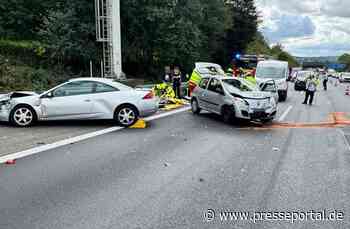 FW-EN: Schwerer Verkehrsunfall auf der Autobahn - sieben Personen verletzt