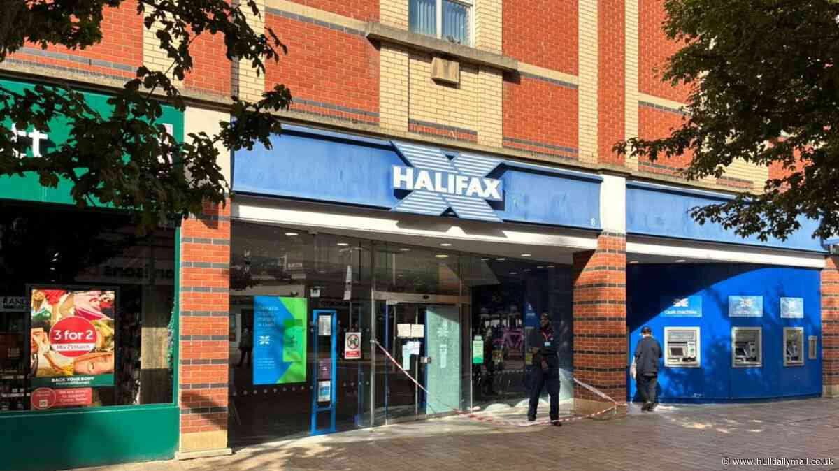 Halifax branch in Hull city centre closed following criminal damage