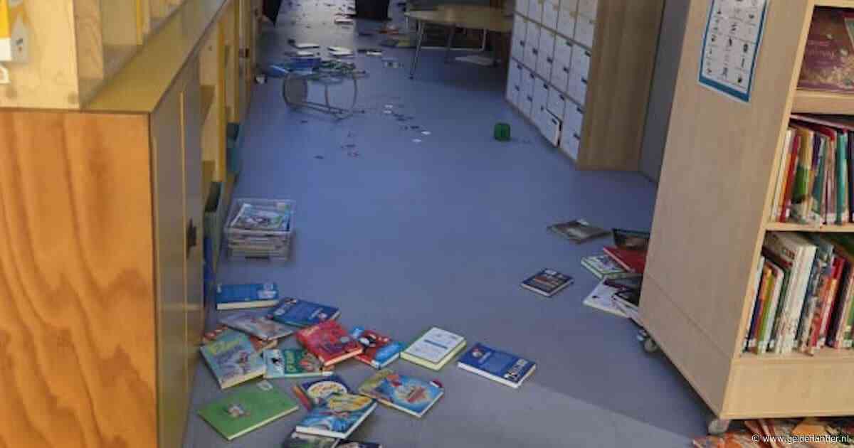 Beelden van enorme ravage op basisschool verspreid via TikTok, politie onderzoekt filmpjes