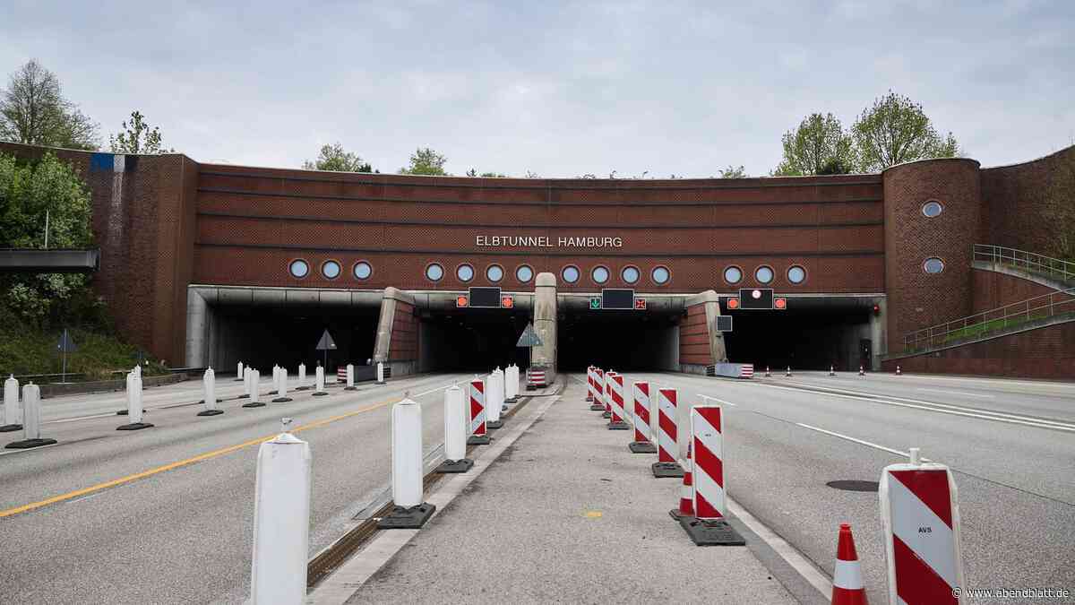 Wieder gesperrt: Elbtunnel und A7 in Hamburg am Wochenende dicht
