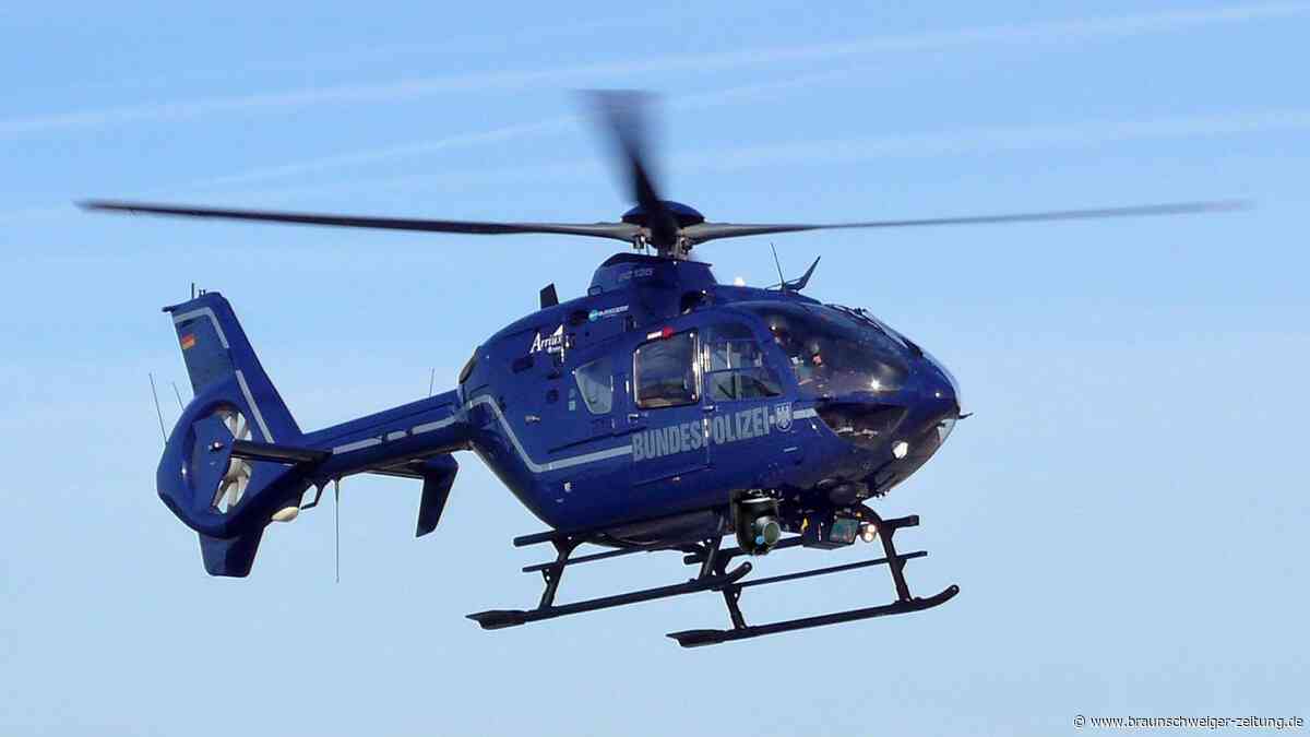 Suche über Helmstedt: Polizei-Hubschrauber fliegt Stadtgebiet ab