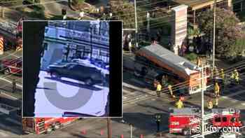New video shows wrong-way driver slam into LA bus at 'freeway speeds'