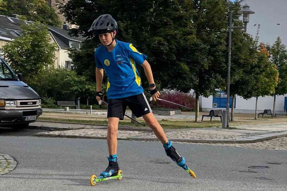 Rollski-Premiere: Diese Stadt im Erzgebirge freut sich auf ihren ersten Citysprint