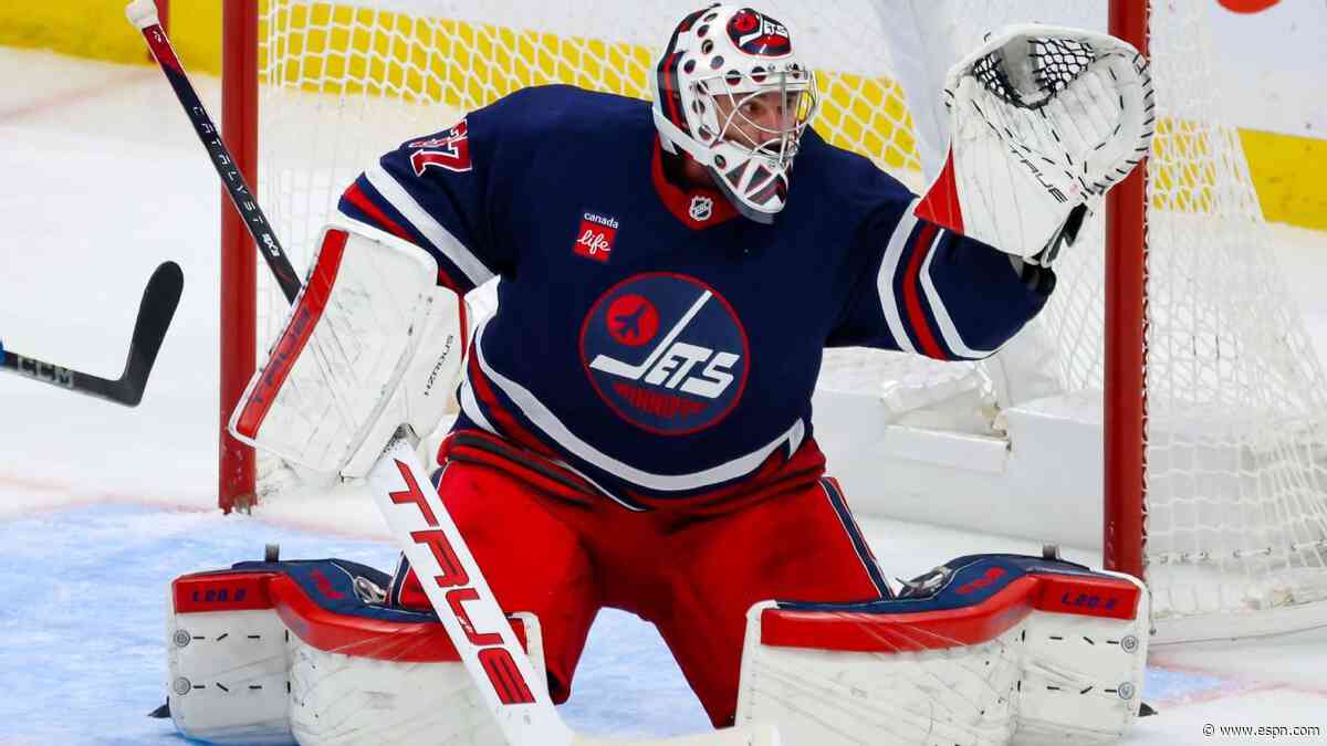 GM: 'Door open' for Hellebuyck to remain with Jets despite trade demand