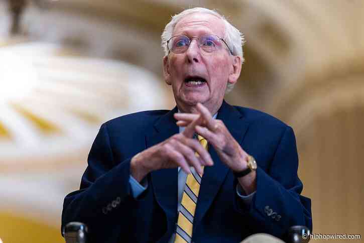 Social Media Call Republicans Rolling Out Mitch McConnell To Vote “Elder Abuse”