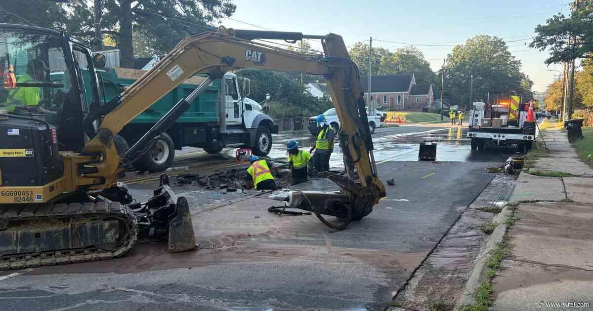 North Roxboro Street in Durham reopens after water main break