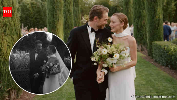 'Bridgerton' star Phoebe Dynevor marries Cameron Fuller in DREAMY FRENCH WEDDING