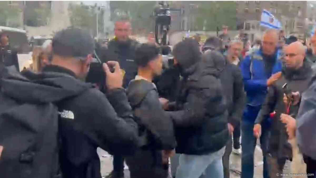 Ongeregeldheden op de Dam tijdens landelijke Israël-manifestatie
