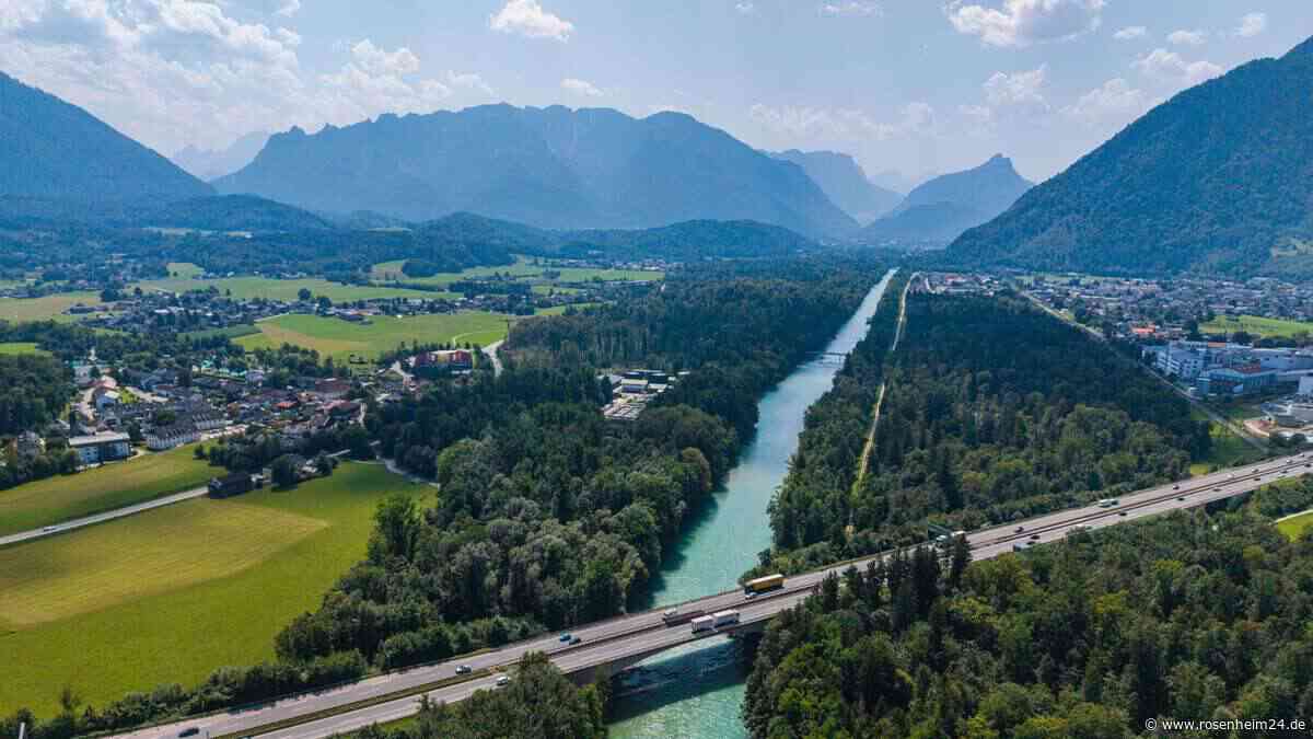 Ersatzneubau der Saalachbrücke: A8 Richtung München ab Freitag nur einspurig frei