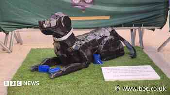 Scotland's first 'fire dog' is honoured with statue in Glasgow Central