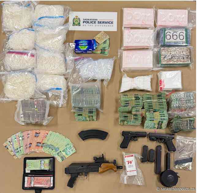Arrests - Drug / Firearm Investigation - Guns, Drugs, Cash Seized