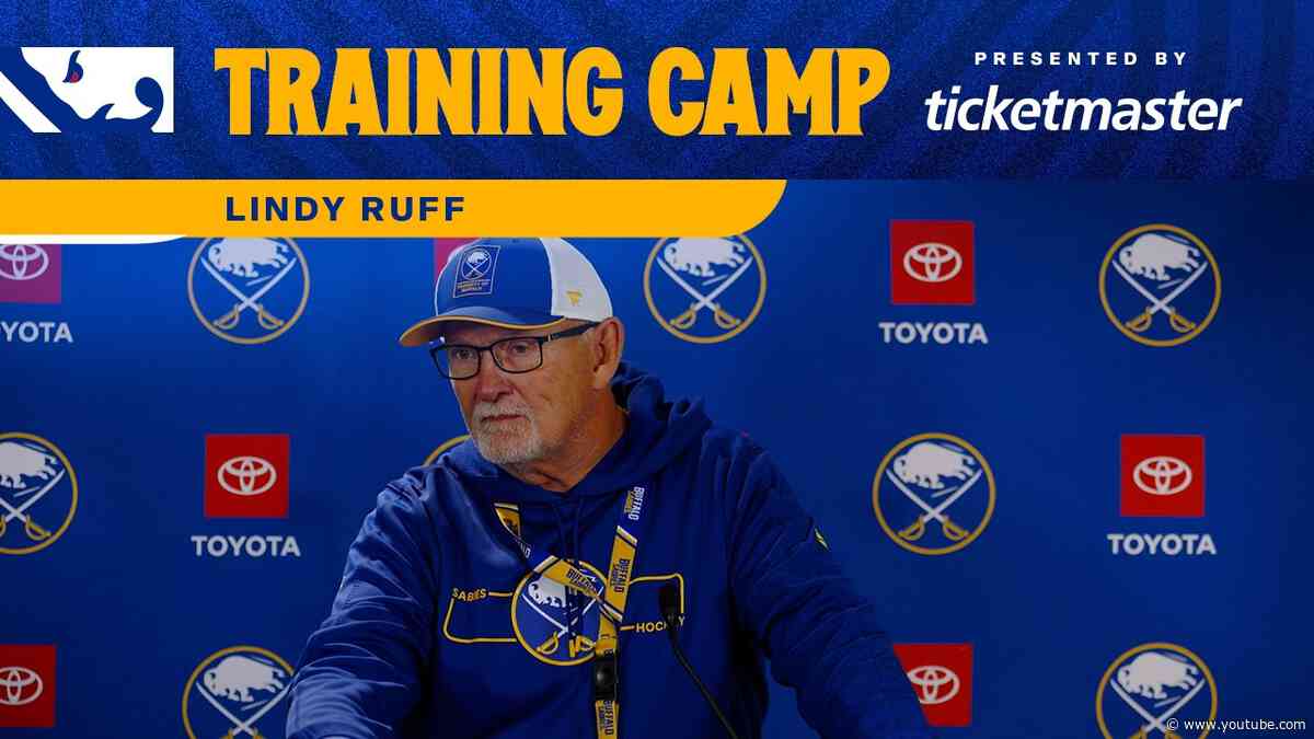 "We Have To Be Ready Quick" | Lindy Ruff After First Day Of Training Camp | Buffalo Sabres