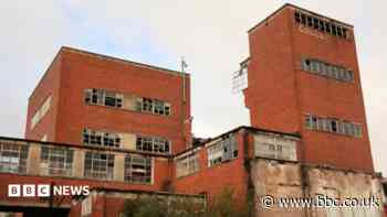 Derelict factory demolition gets under way