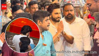 Ranveer Singh visits Lalbaugcha Raja, seeks blessings of Lord Ganesha - Videos