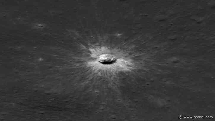 The moon’s new crater is 728 feet wide and a once-in-a-century find