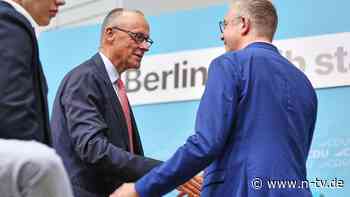 Wahlkampfabschluss CDU Berlin: Merz legt seinen eigenen Endspurt ein