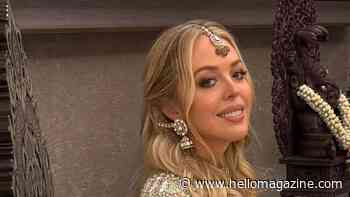 Tiffany Trump flaunts incredibly toned abs in cropped beaded top in rare new family photos from India