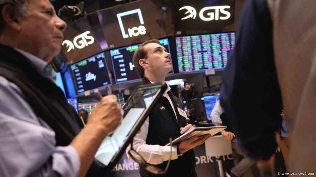 U.S. stocks jump after oil prices fall and pressure from the bond market eases