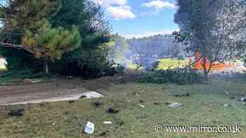 F-16 crash live: US fighter jet goes down and explodes in Grand Traverse County