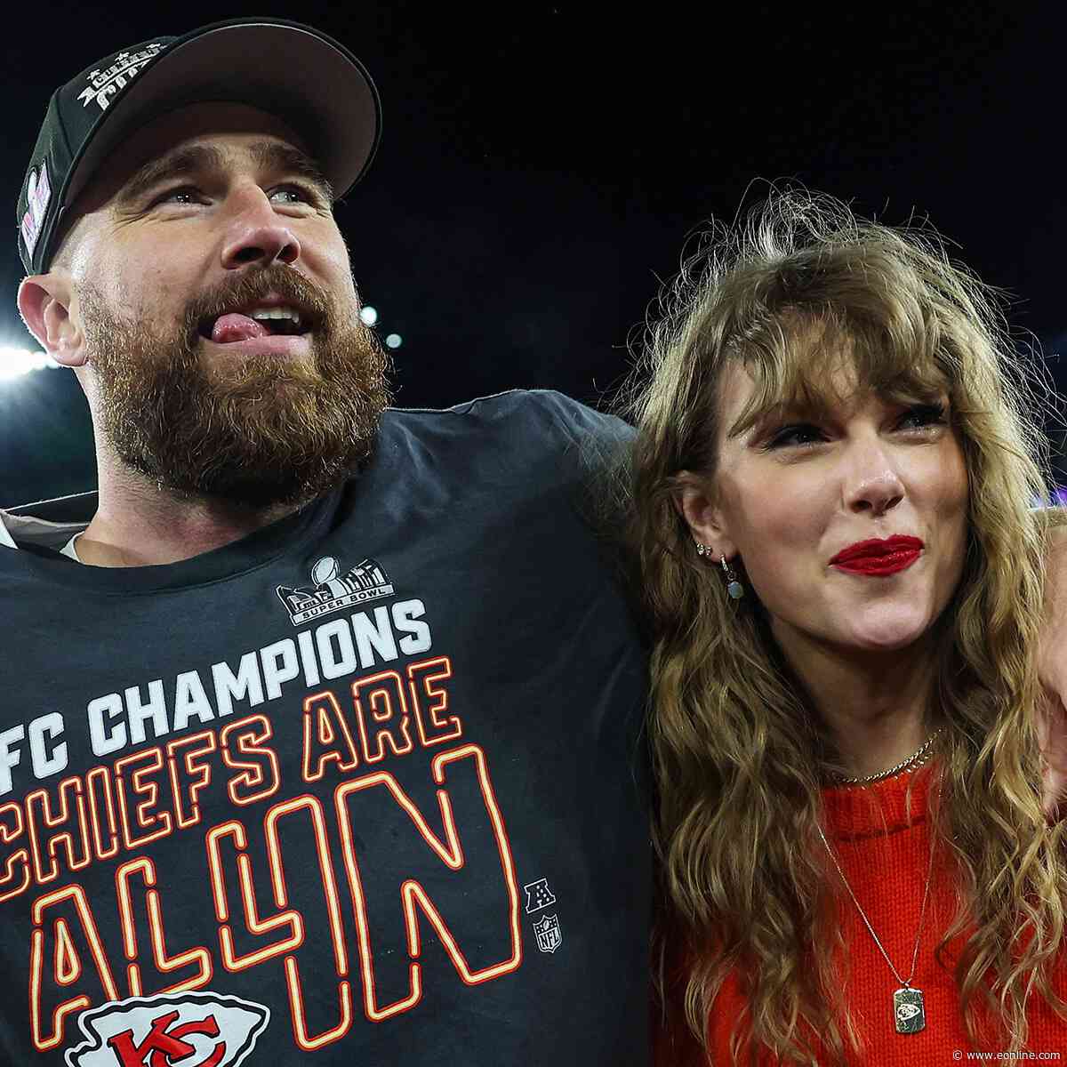 Taylor Swift, Travis Kelce Make the Place Shimmer in Date Night Pic
