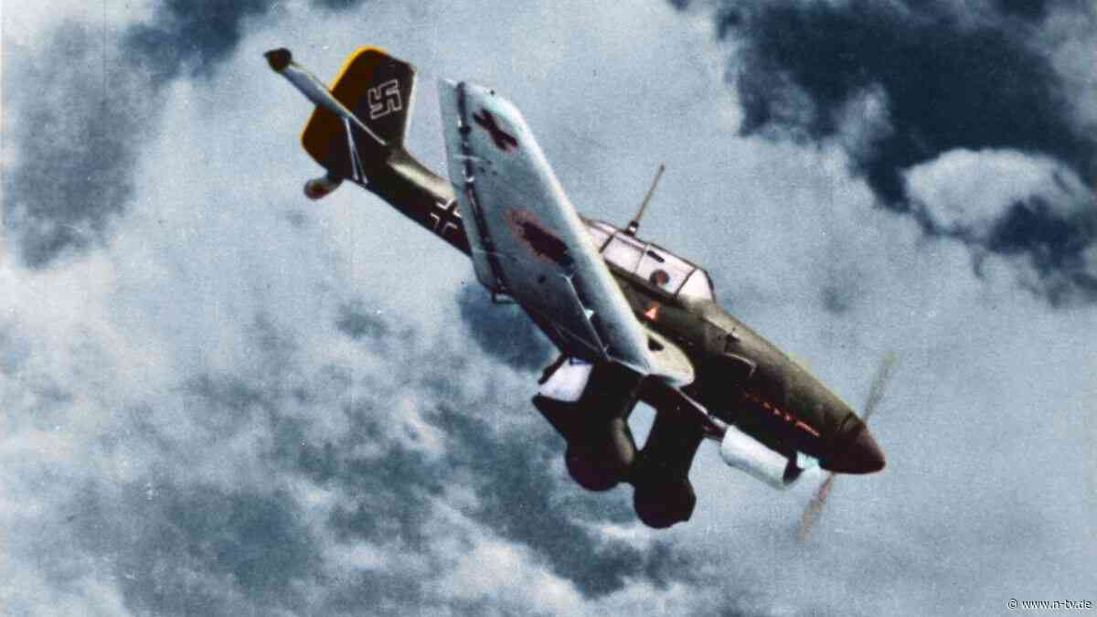 Stuka der deutschen Luftwaffe: Der Sturzflug machte die Junkers Ju 87 treffsicher - und wehrlos