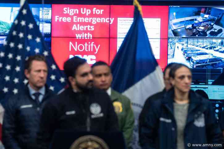 NYC emergency alert signups are surging. The city says severe weather and Mamdani helped.