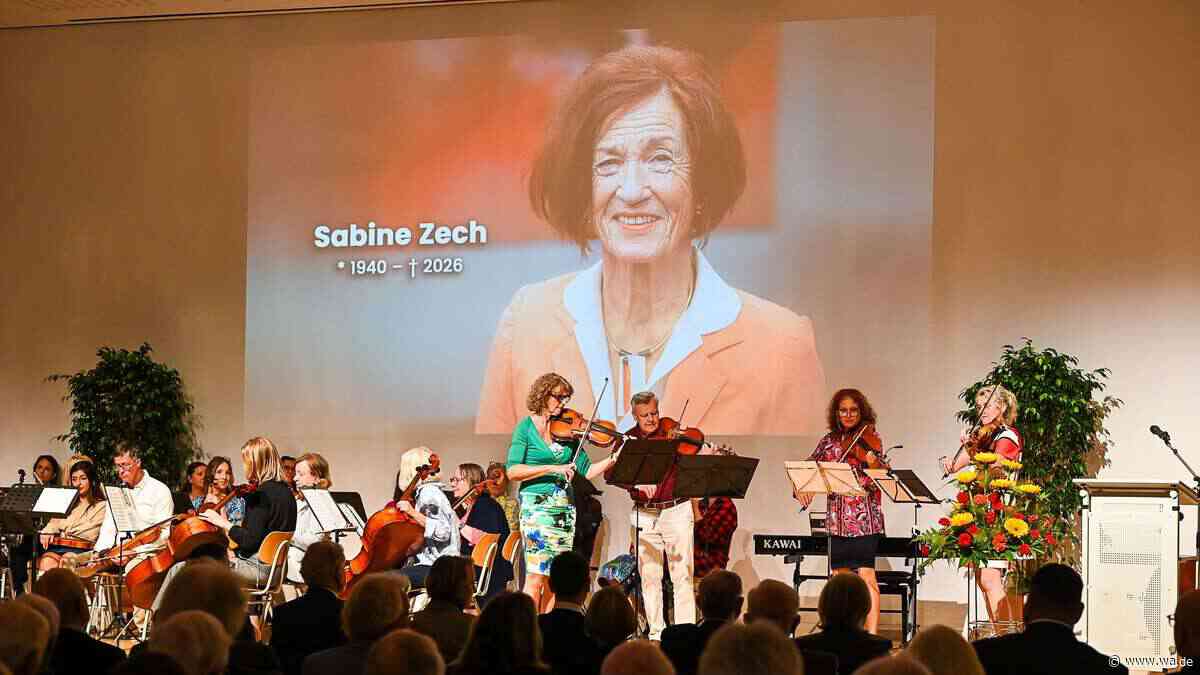 Sie wäre 86 Jahre alt geworden: Stadt nimmt Abschied von Sabine Zech
