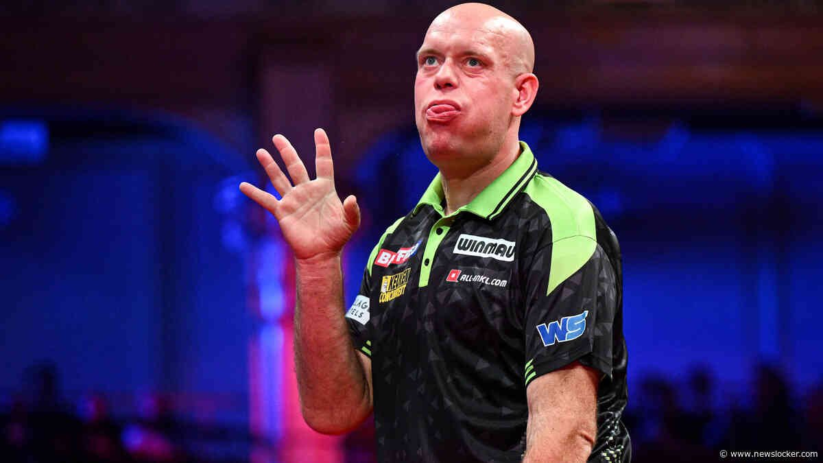Titelverdediger Michael van Gerwen in AFAS Live op pijnlijke wijze direct uitgeschakeld bij World Series of Darts Finals