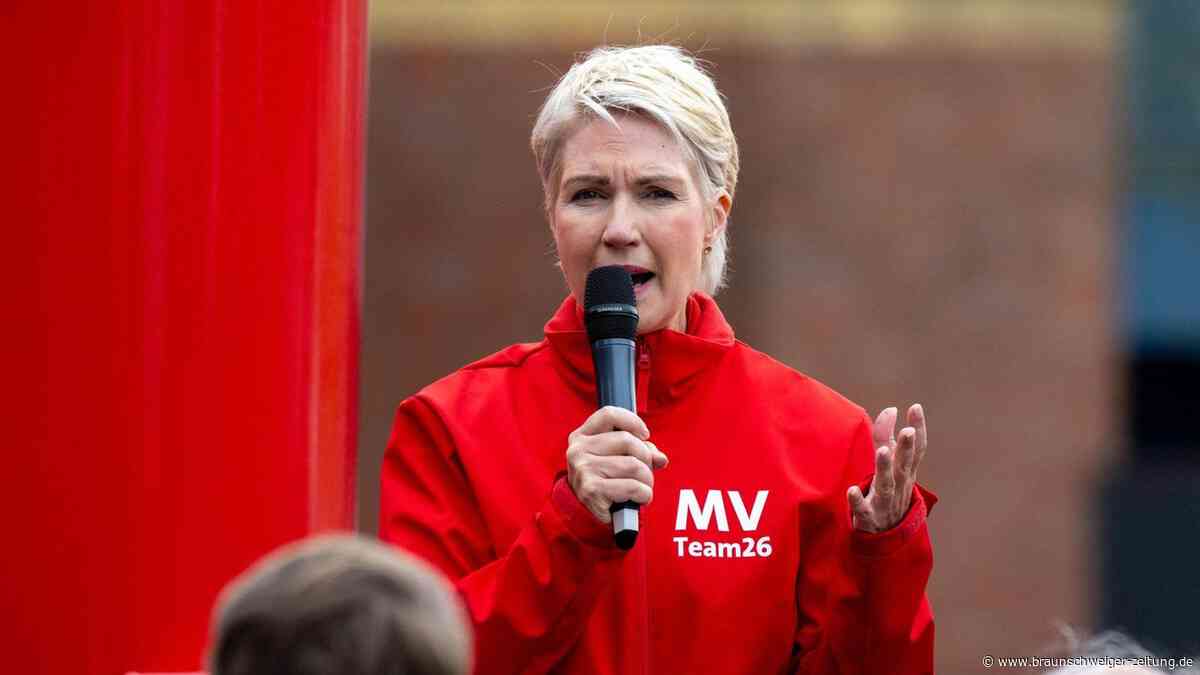 Wahl in Mecklenburg-Vorpommern: Schwesigs SPD überholt AfD