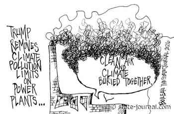 CARTOON: Trump removes climate pollution limits on power plants